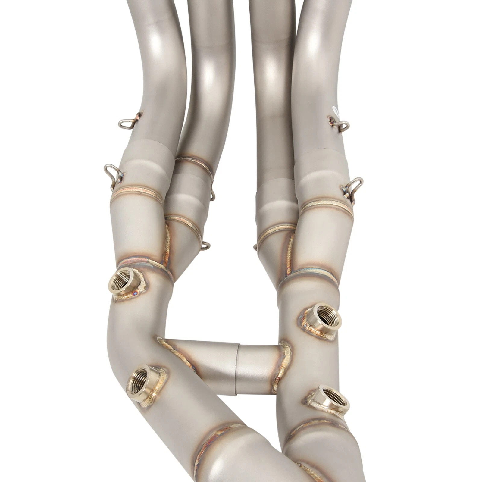 Stainless steel Exhaust Tips Mid Pipe For BMW S1000RR S1000R 2019-2025