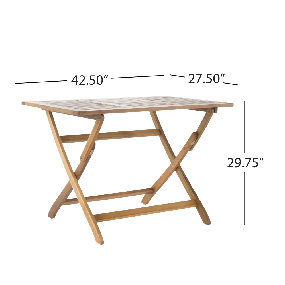 43.5in*29.75in*27.50in Foldable Table