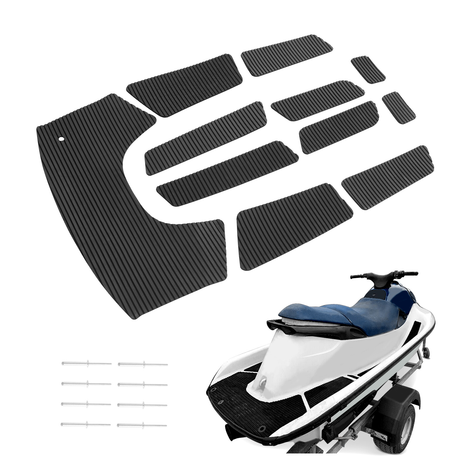 Foot Pads Traction Mats For Yamaha GP 760 800 1200 Waverunner 1997 1998-2000