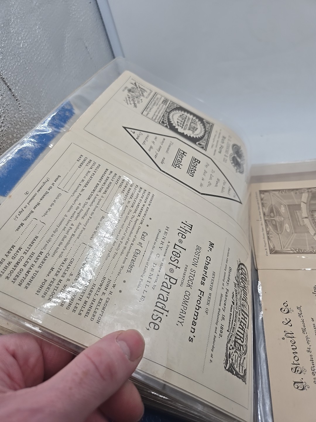 Lot Of Theater Programs And Paper