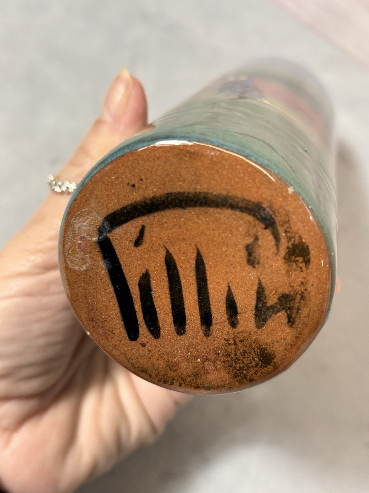 Polia Pillin Mid Century Modern Studio Art Pottery ceramic vase