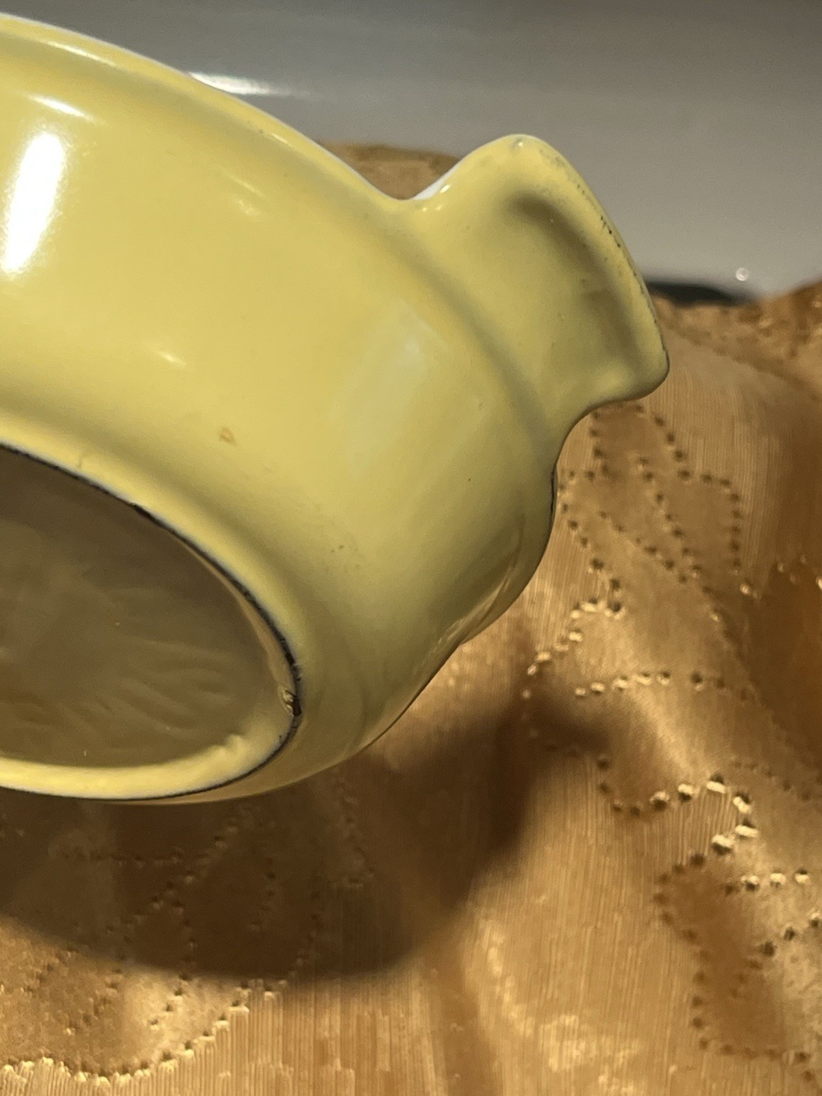 Le Creuset Enameled Cast Iron Yellow Casserole