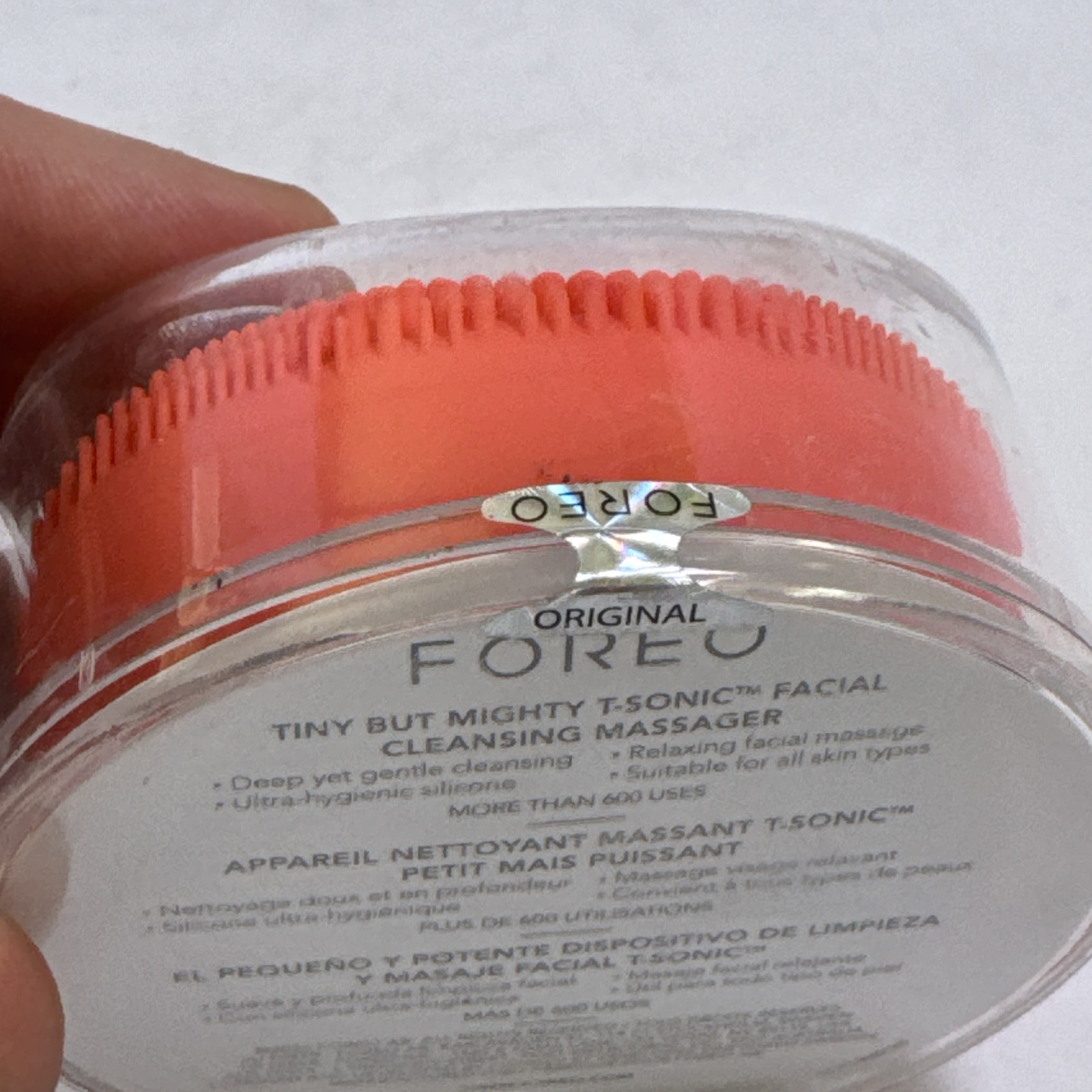 Foreo Sweden Luna Play Plus 2 Peach of Cake Facial Cleansing Massager New Sealed