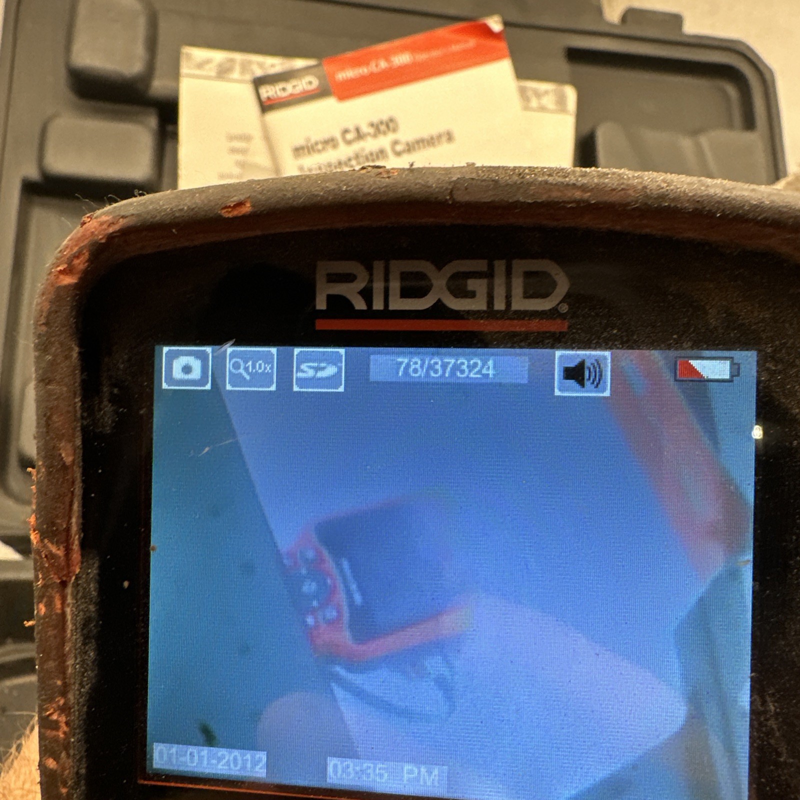 Ridgid CA - 300 Micro Camera Kit Camera and Charger