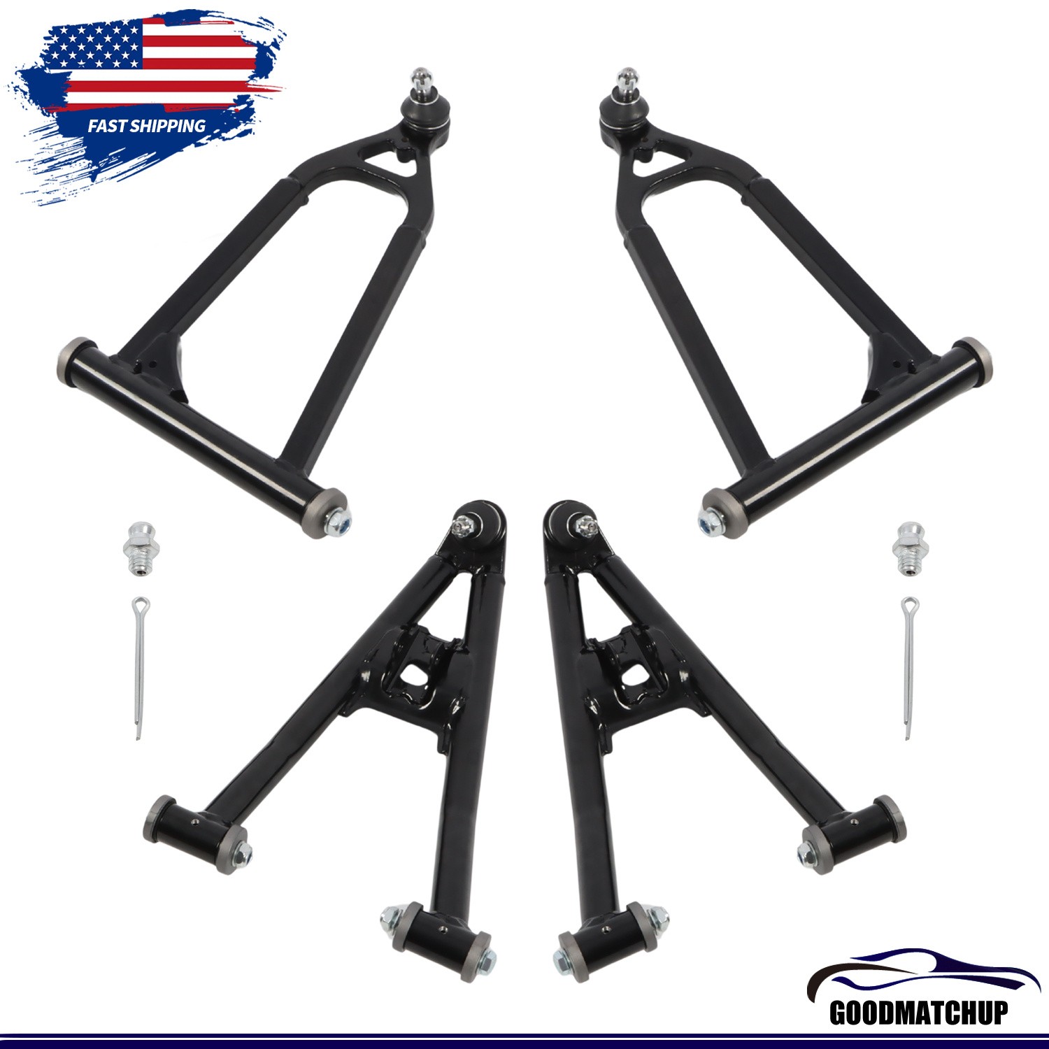 Front Upper Lower Right And Left A-Arms For Yamaha Raptor 700 YFM700R 2006-2023
