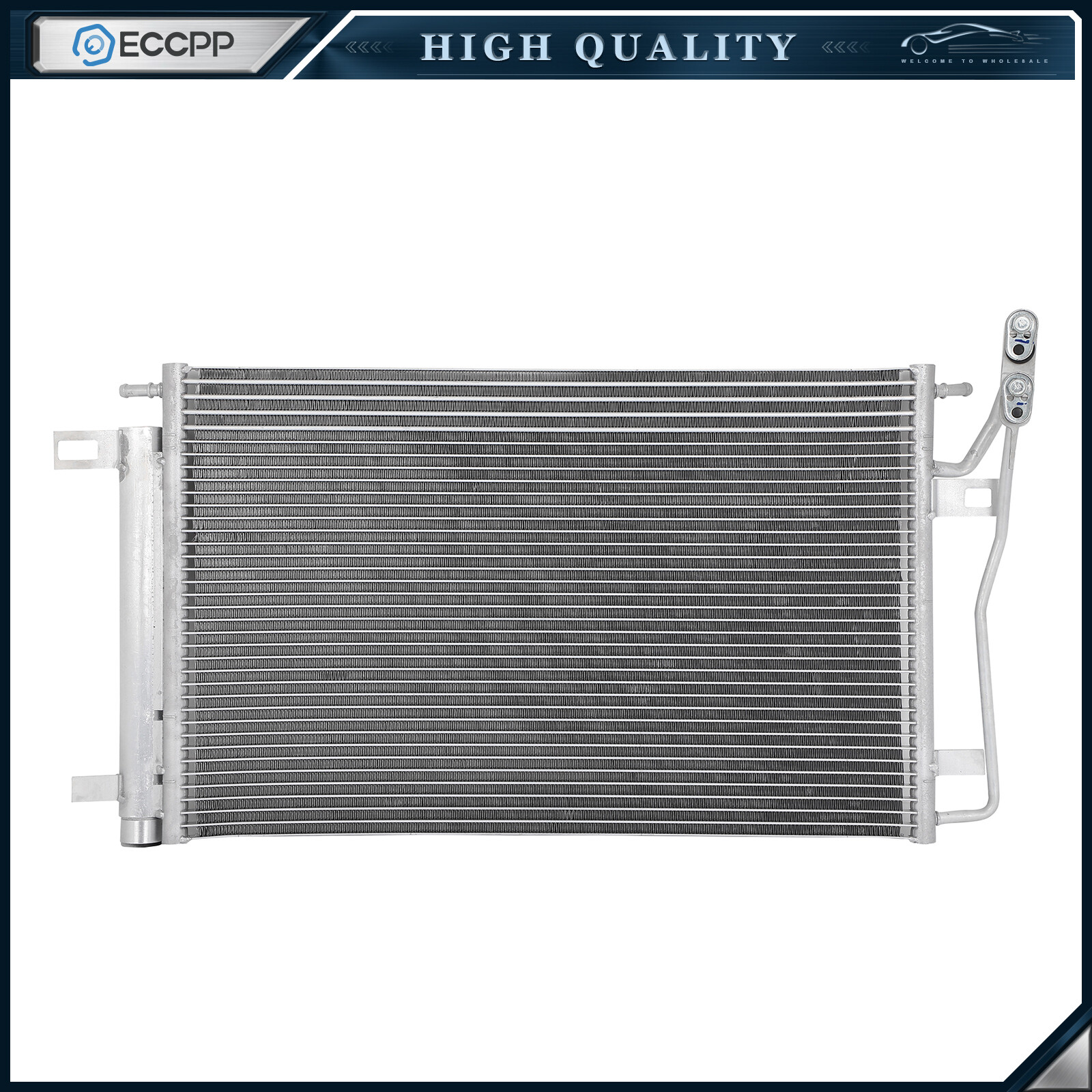 AC Condenser For 2006-2012 Ford Fusion 2006-2009 Mercury Milan 4-Door V6 3390