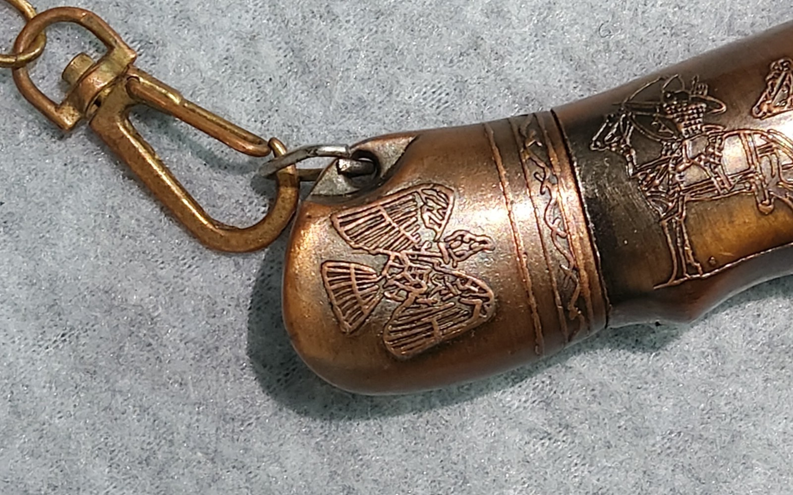 Copper Egyptian Dagger With Copper Sheath