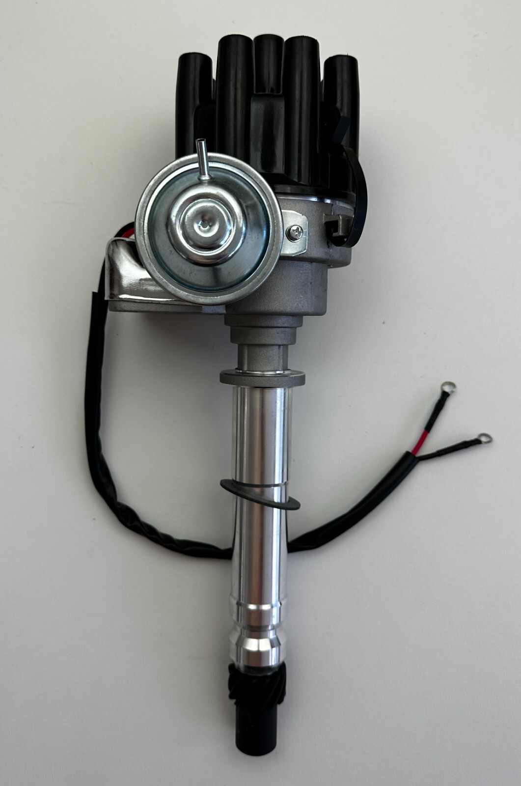 CHEVY SBC BBC 327 350 396 454 BLACK FEMALE Small Cap HEI Distributor + 45K Coil