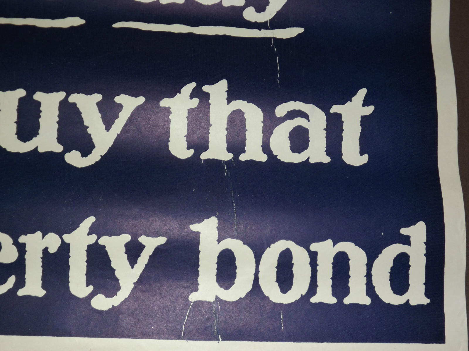 WWI WORLD WAR 1 TO-DAY BUY THAT LIBERTY BOND POSTER