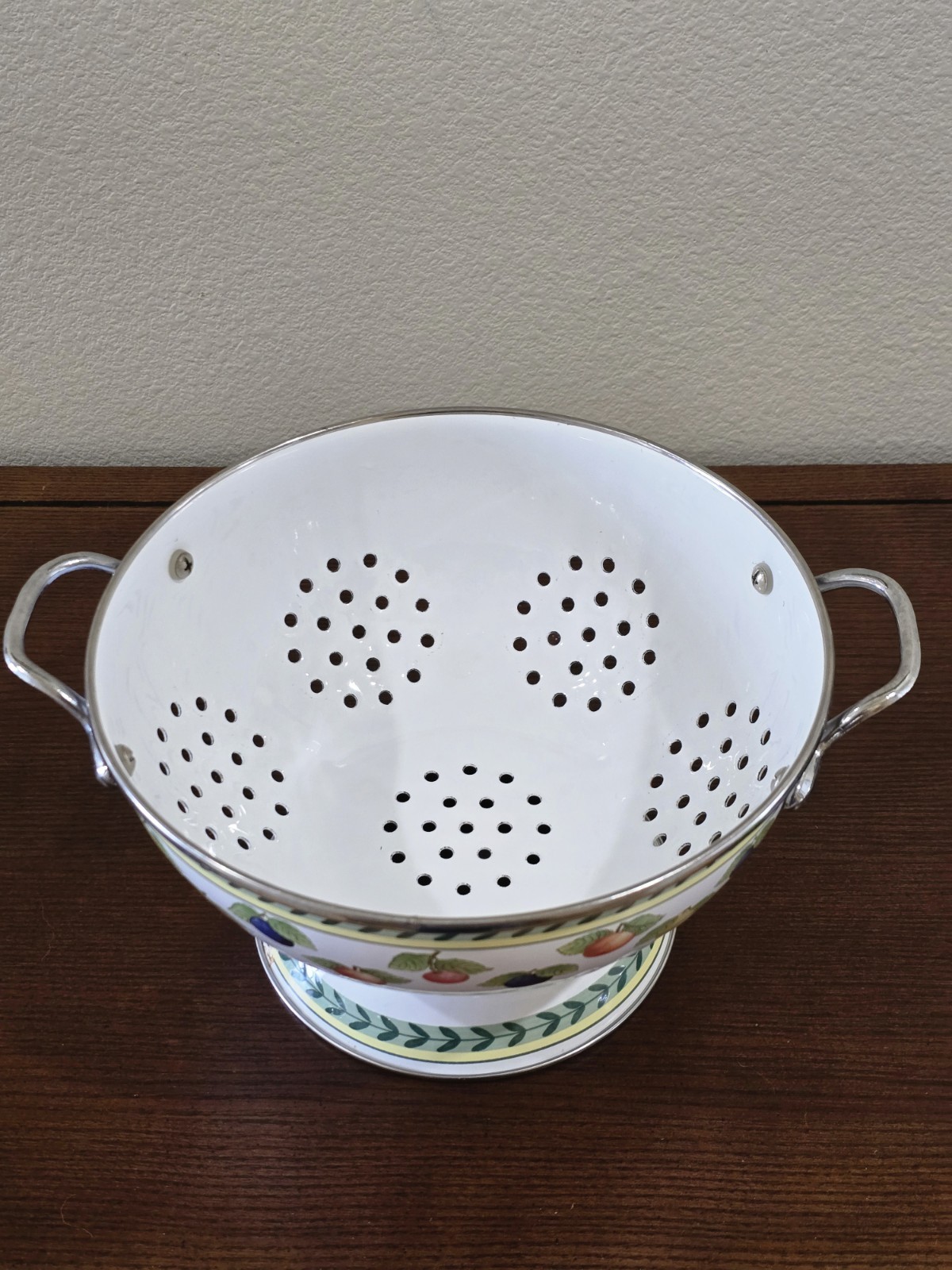 Villeroy & Boch French Garden Fleurence Metal Colander #1748