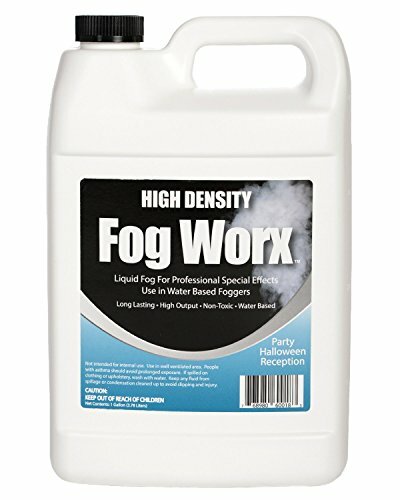 FogWorx Extreme High Density Fog 1Gallon Long Lasting,Odorless Water Based Fluid