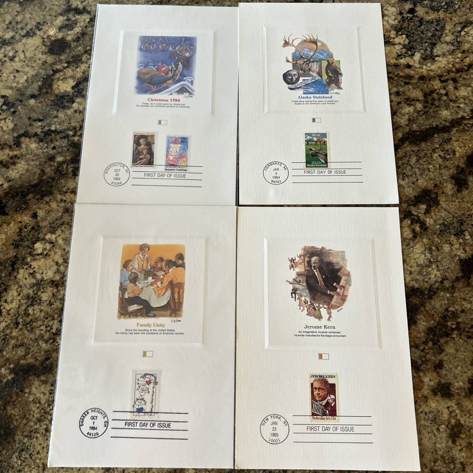 Lot of 75 FLEETWOOD PROOF CARD w 1st Day of Issue, late 70’s and 1980’s great