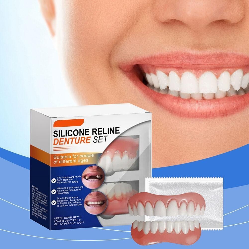 Silicone Relinedenture Set, Denture Reline Kit, Denture Set 2025 US
