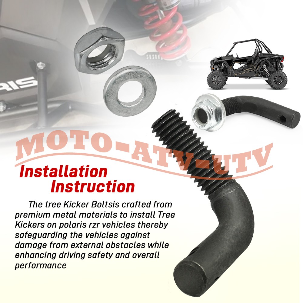 Tree Kicker Mounting Hardware Kit Set for Polaris RZR XP 1000 Turbo S 2016-2021