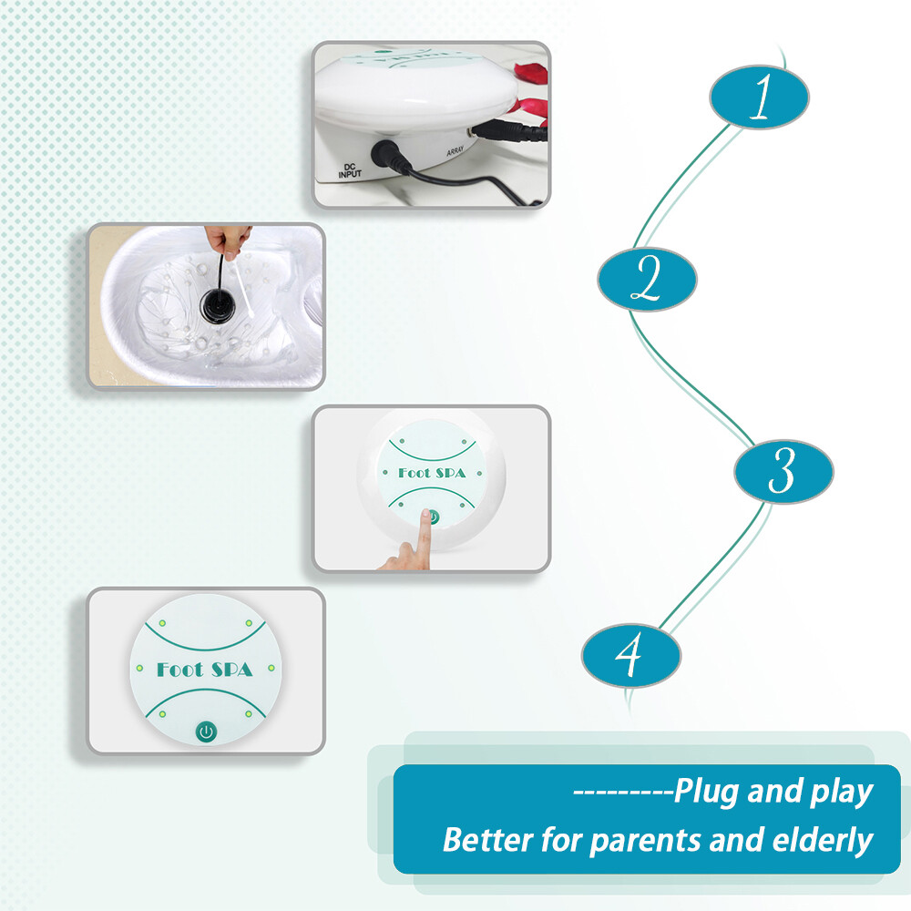 Ionic Foot Bath Cleanse Spa Machine - Detoxify & Relax at Home, Durable Design