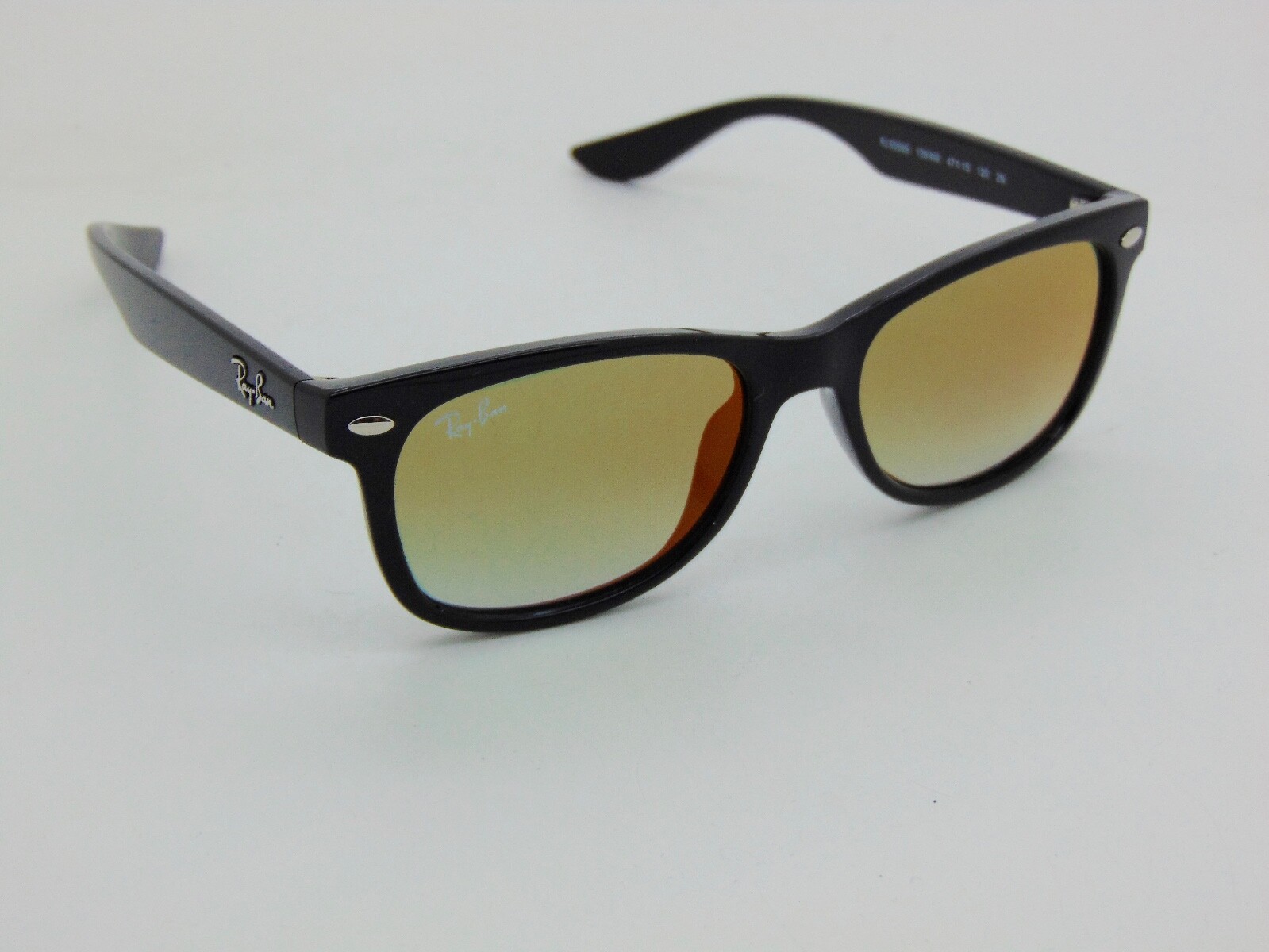 Ray Ban Jr. RJ 9052S 100/W0 New Wayfarer Black Mirrored Kids Sunglasses