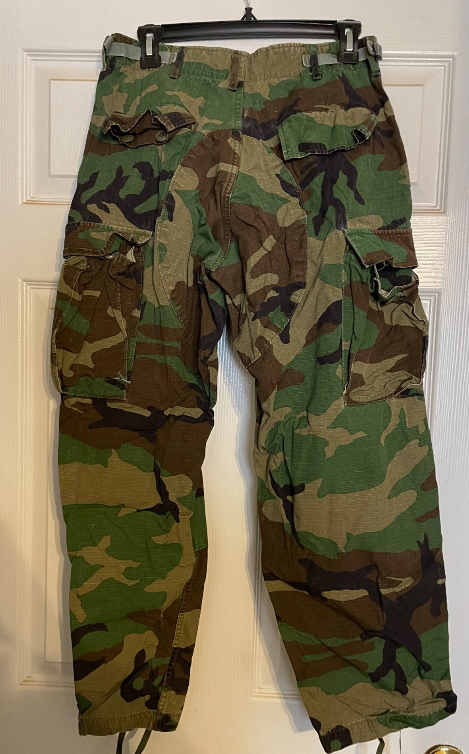 US Army Issue Woodland Camo Hot Weather Cargo Pants Small Short