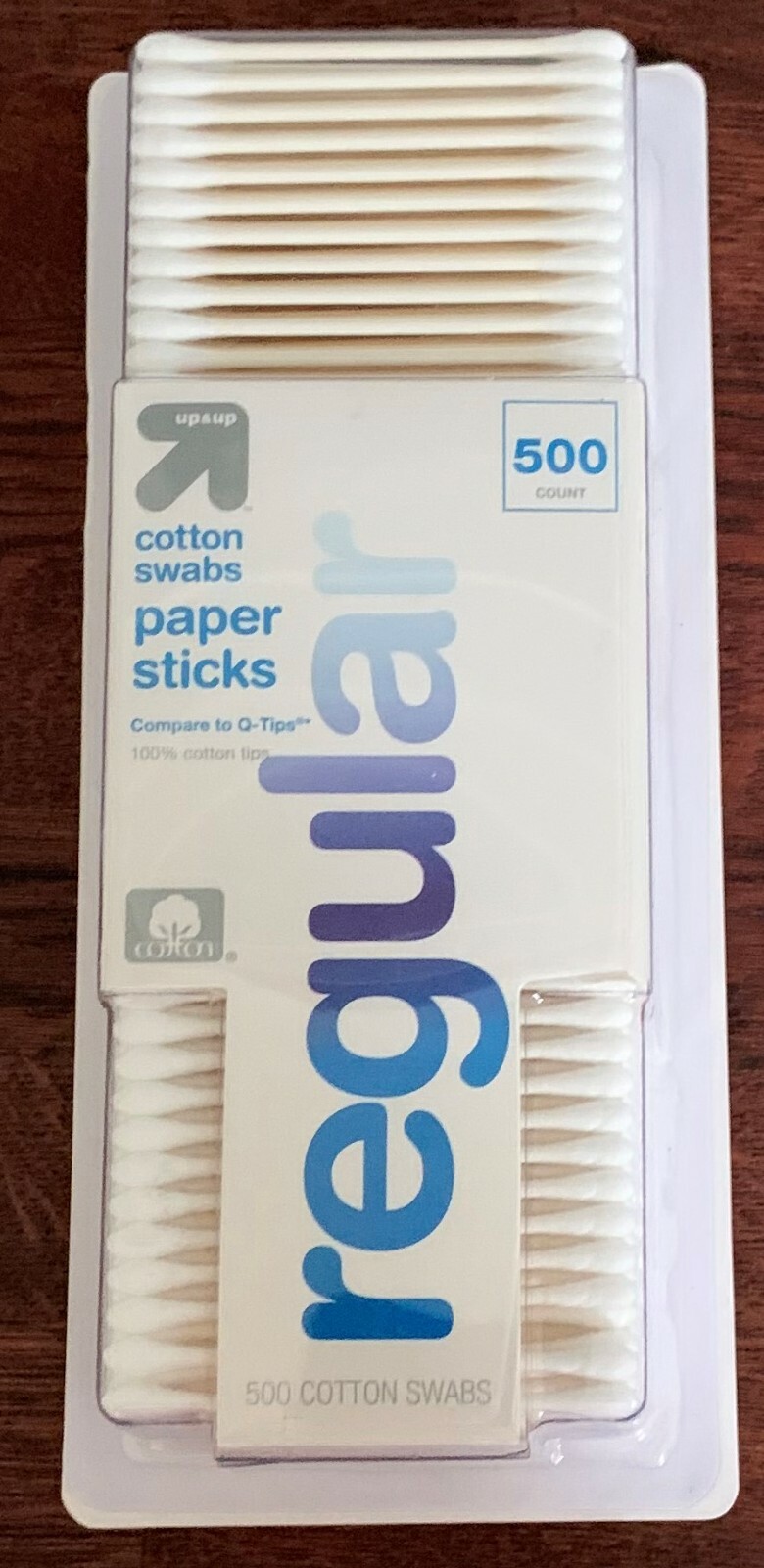 Up & Up cotton Swabs with Paper Sticks 500-pk.