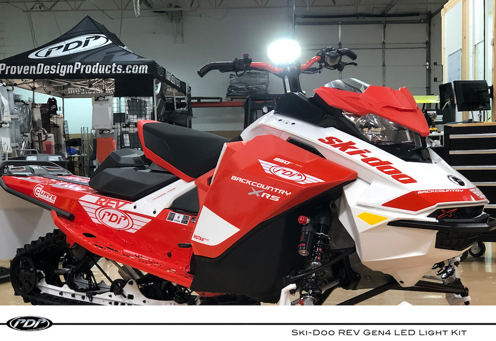 Ski Doo Gen4 850 SUMMIT / MXS LED Auxilary Light Bar w/Mount and Harness