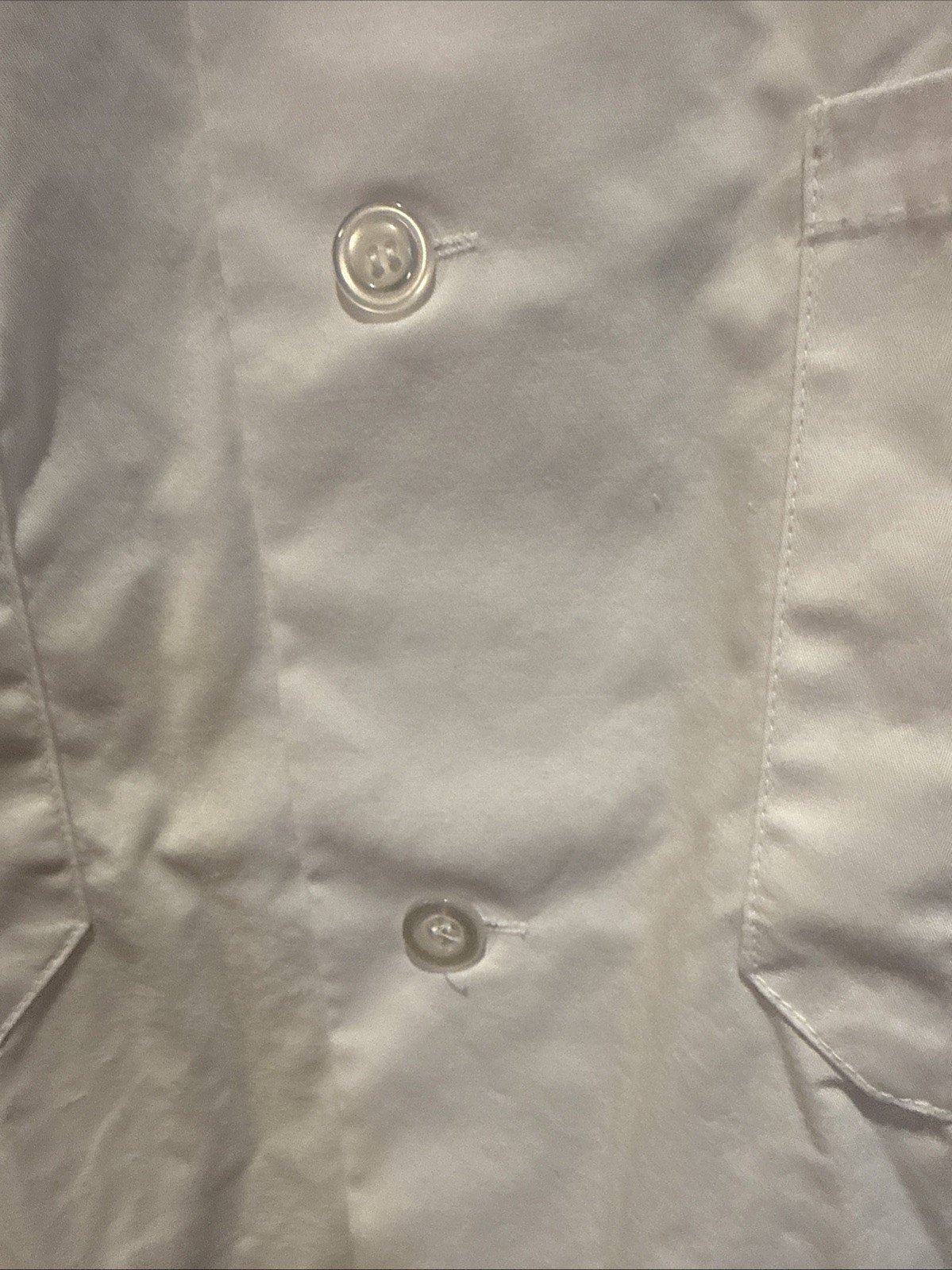 Natural Uniforms Unisex Lab Coat Medium New WO Tags White Dr Nurse Dentist