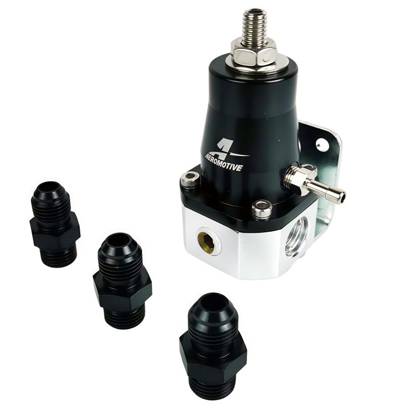 New Aeromotive Compact EFI Bypass Fuel Pressure Regulator Combo Kit 13129