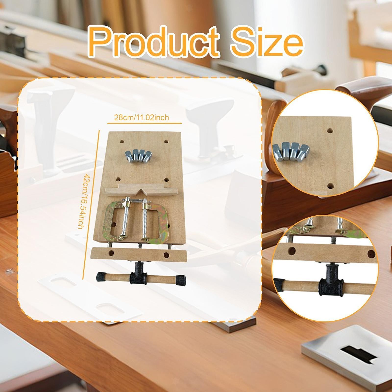 Wood Workbench Carpenters Bench Woodworking Vise Fixed for Processing Wood