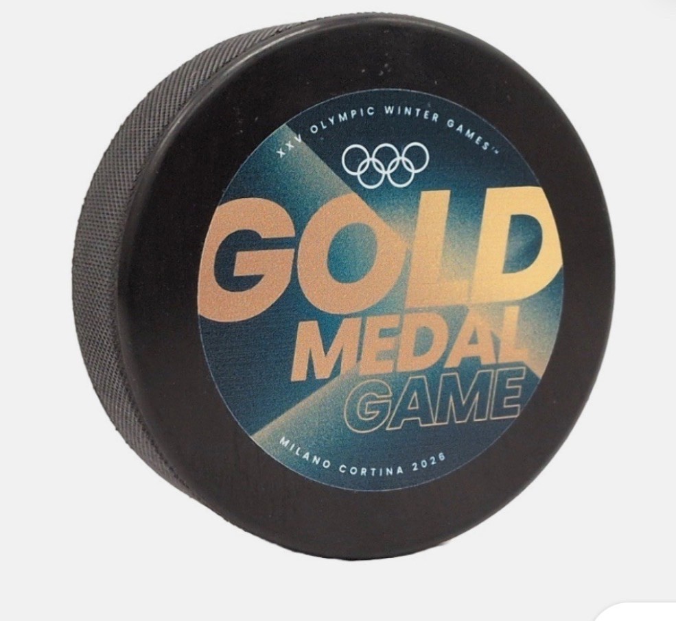 2026 Olympics Milano Cortina Gold Medal Game Replica Puck Presale