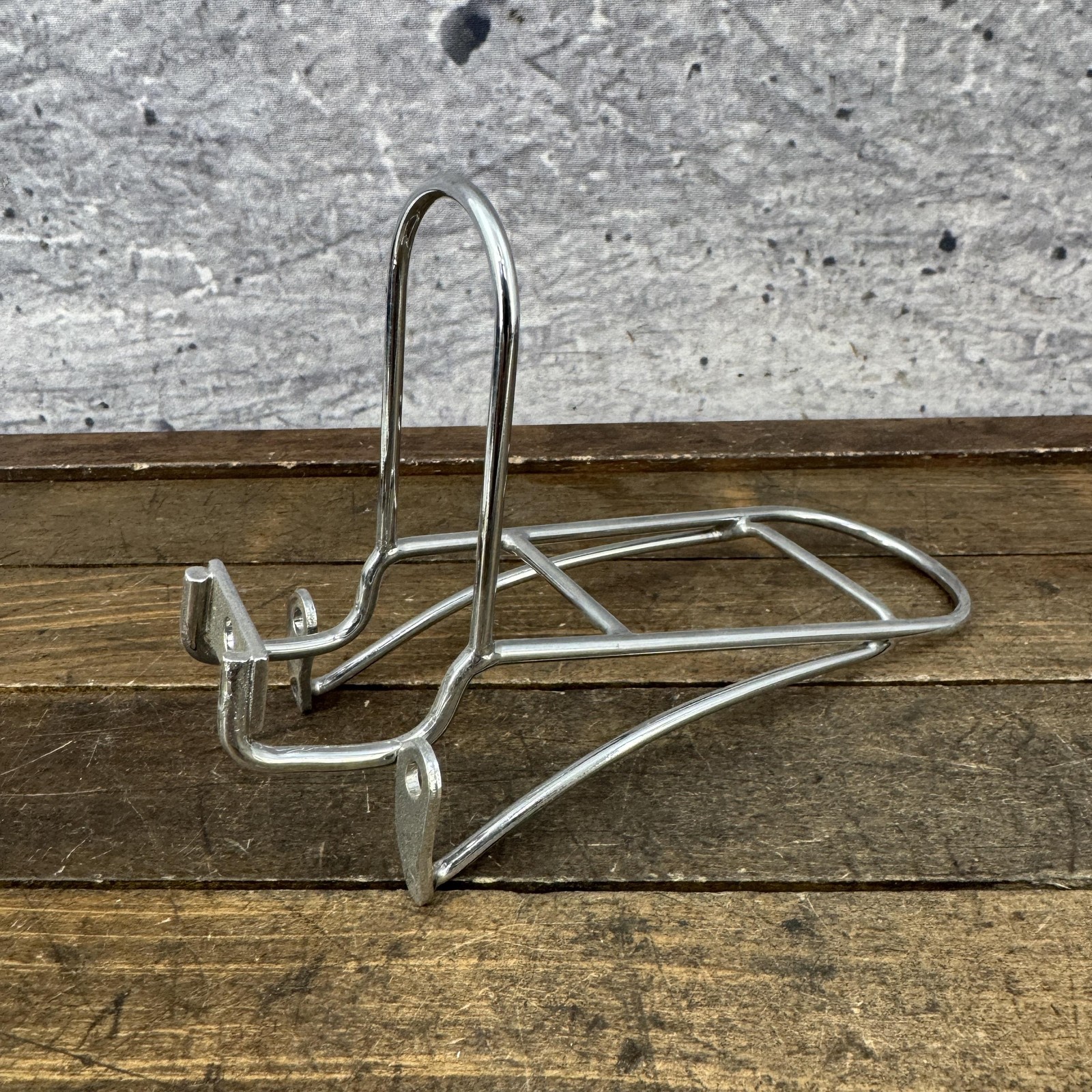 Vintage TA Front Rack NOS Brake Post Mount Carrier Steel France Porteur Chrome