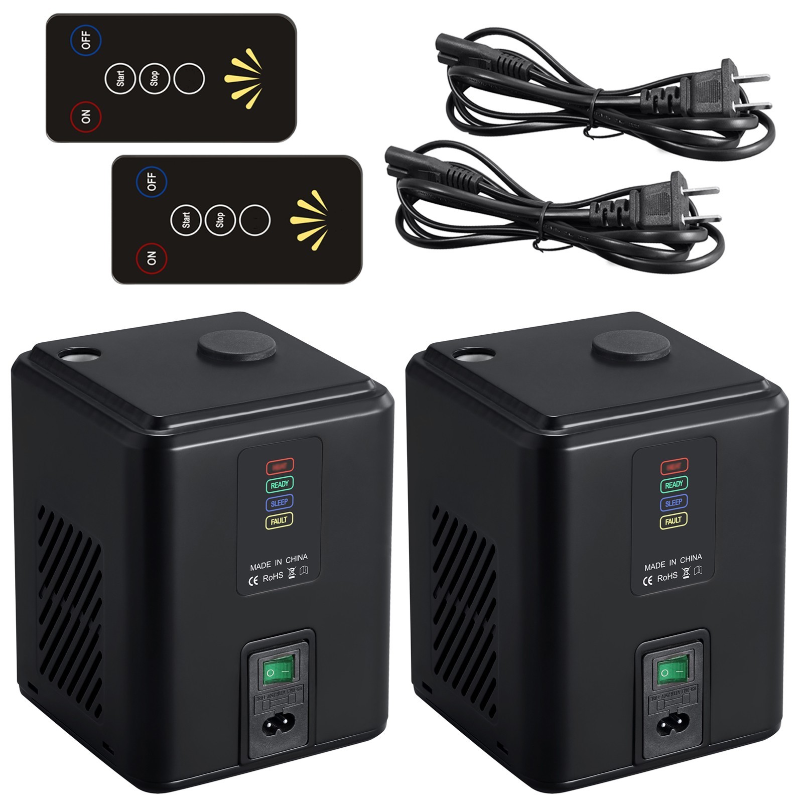 2 Pcs Mini Cold Spark Machine ERemote Wedding DJ Party - US Stock