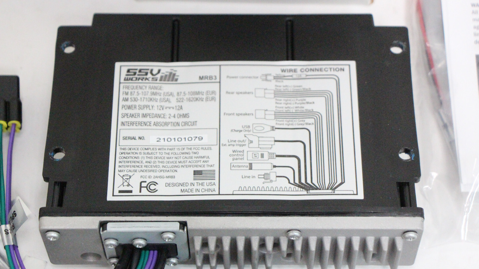 SSV Works MRB3 Bluetooth Media-Controller With LCD Display