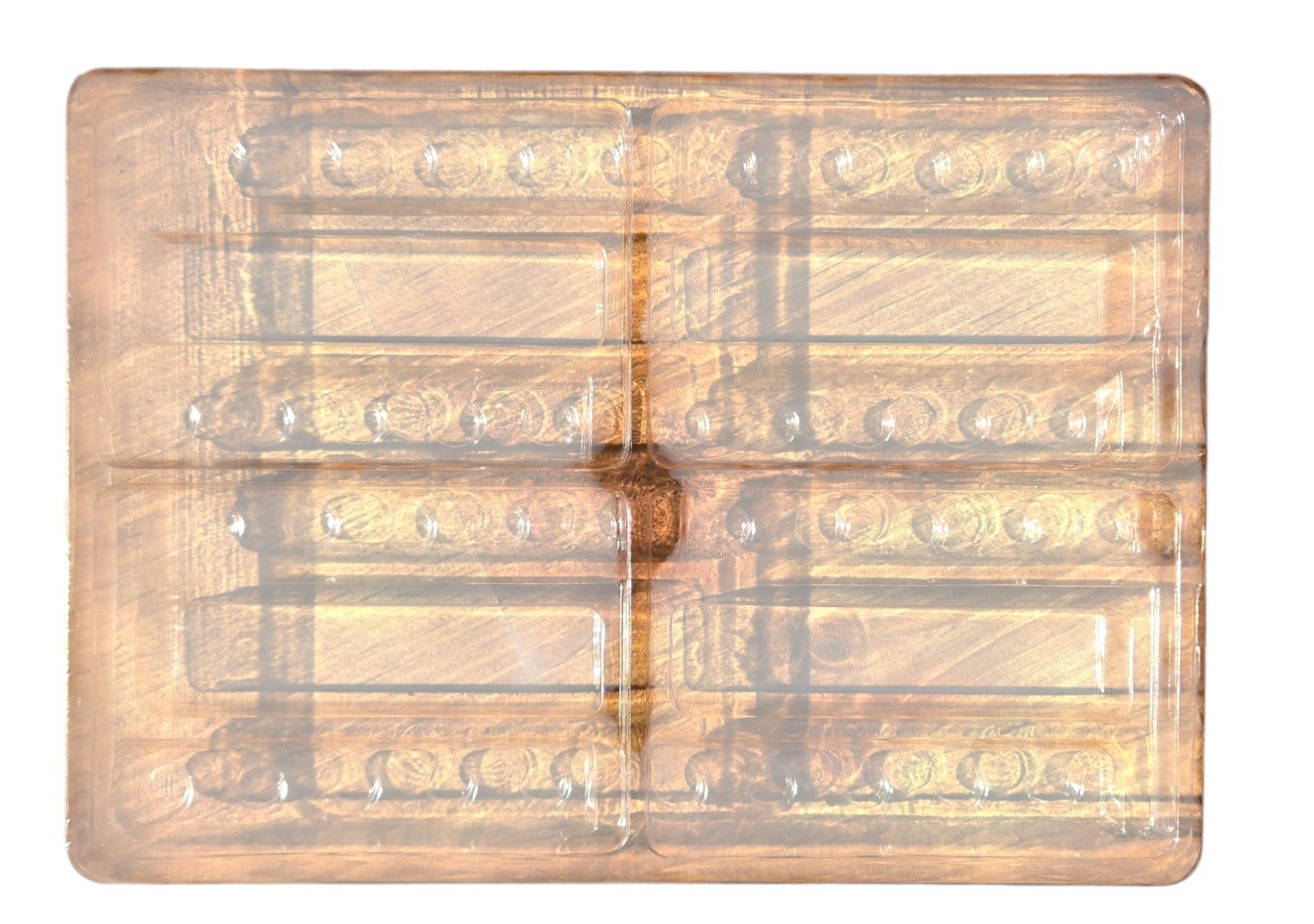 Plastic Marble Tray Storage/Display/Transport 60 Marble Slots 11" Long 1-1/4" Di