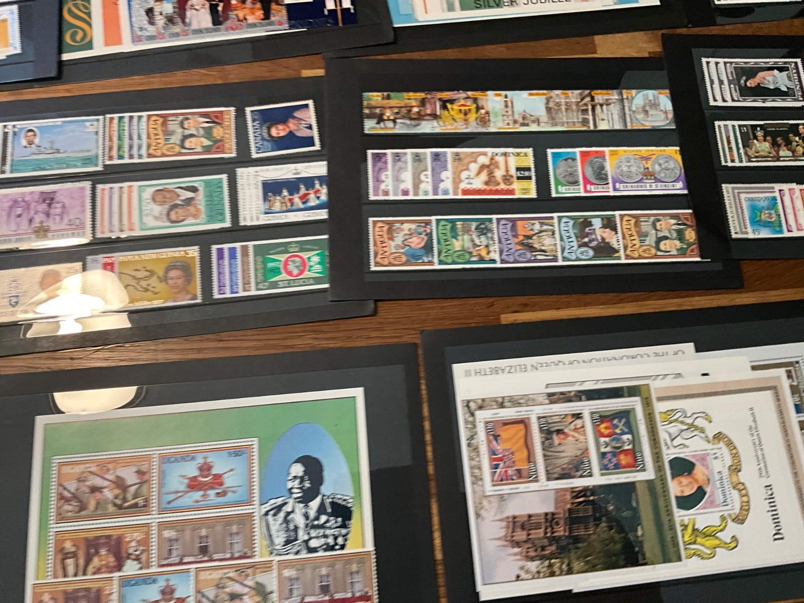 BRITISH COMMONWEALTH royalty huge lot MNH sets and sheets 30cards z