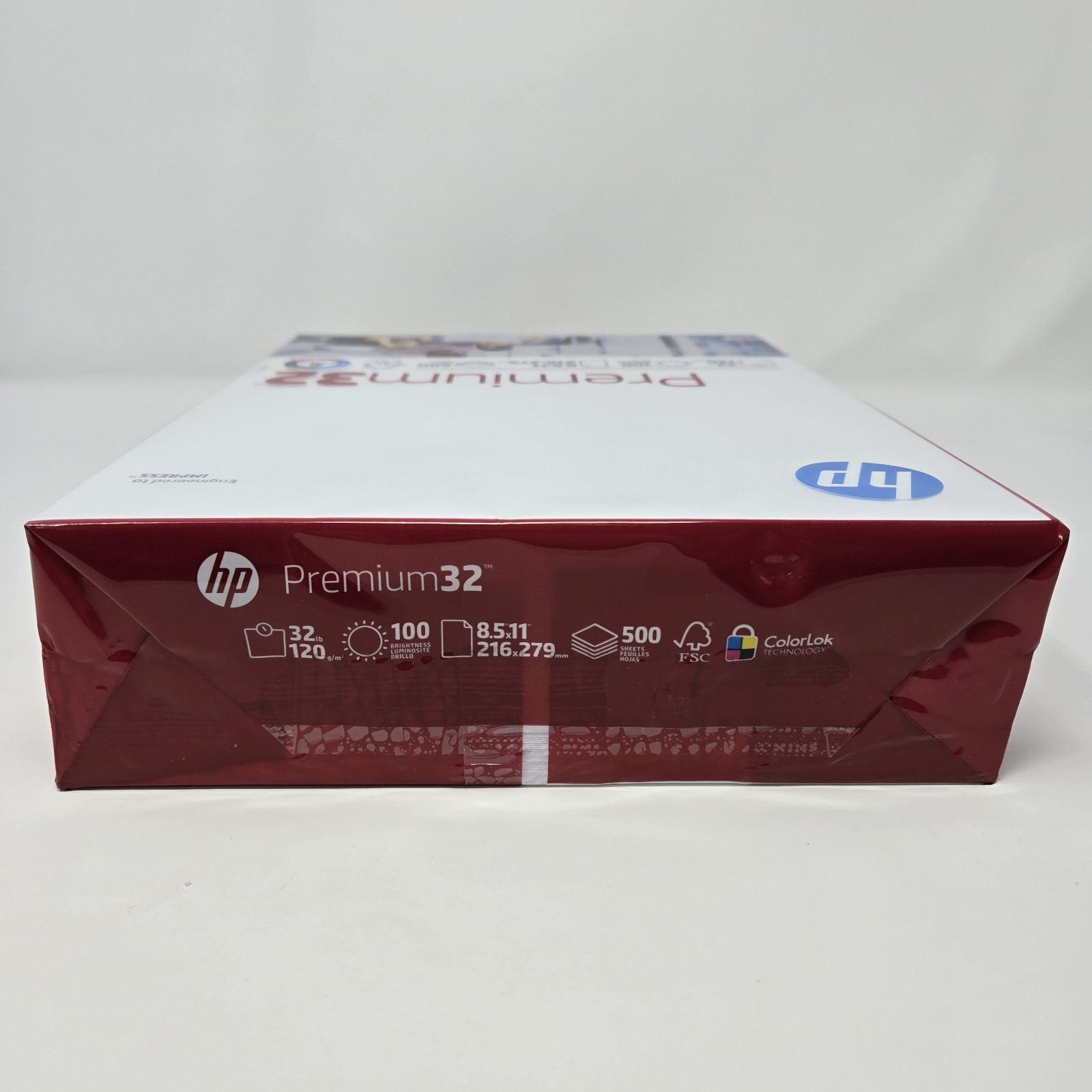 HP Papers Premium32 Copy Paper, 100 Bright, 8.5" x 11", White, 500 Sheets/Ream