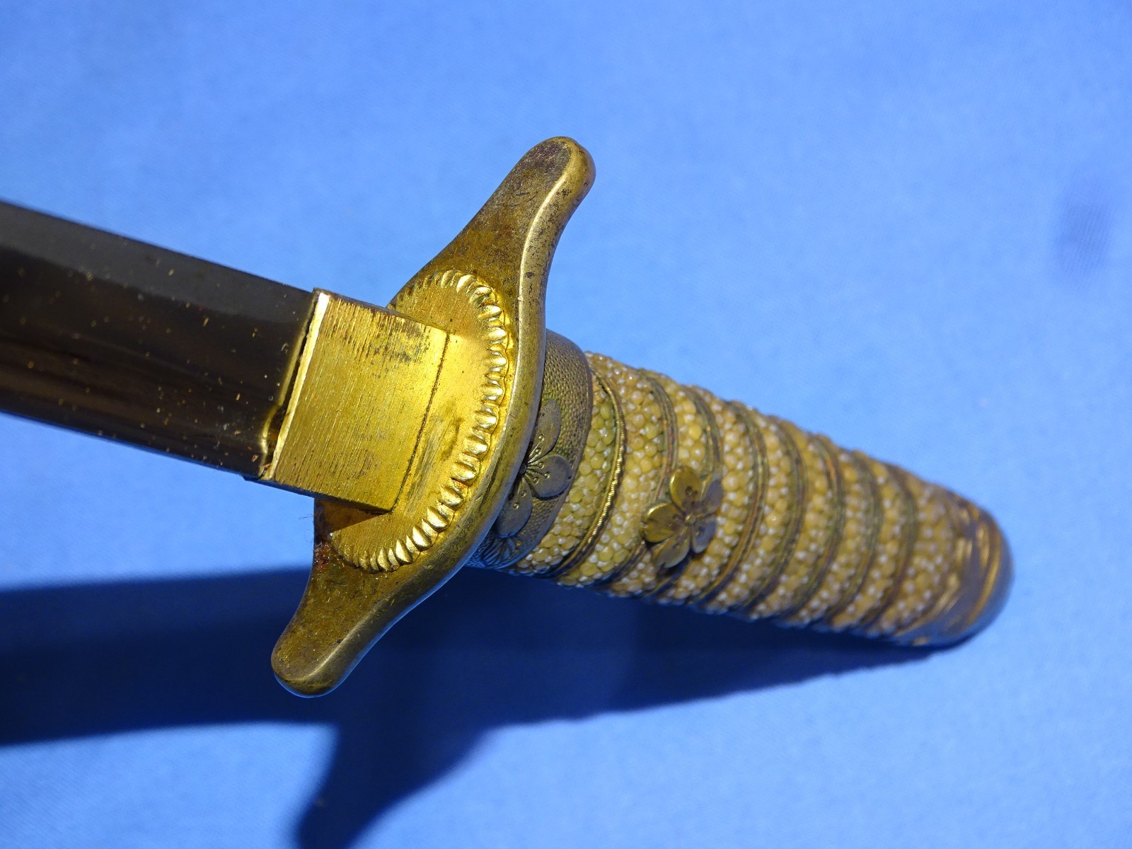 WWII Japanese Navy IJN Officer's Dagger Dirk w/ Handmade Blade