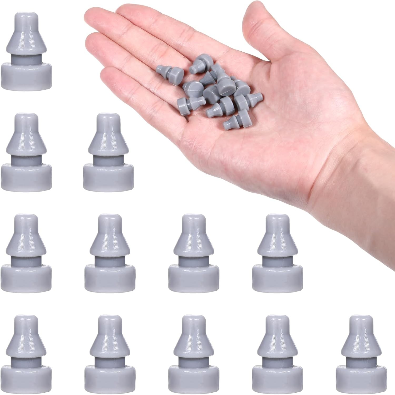 Rubber Feet for Slow Cookers, 12 Pcs Replacement Cookers Legs, Grey