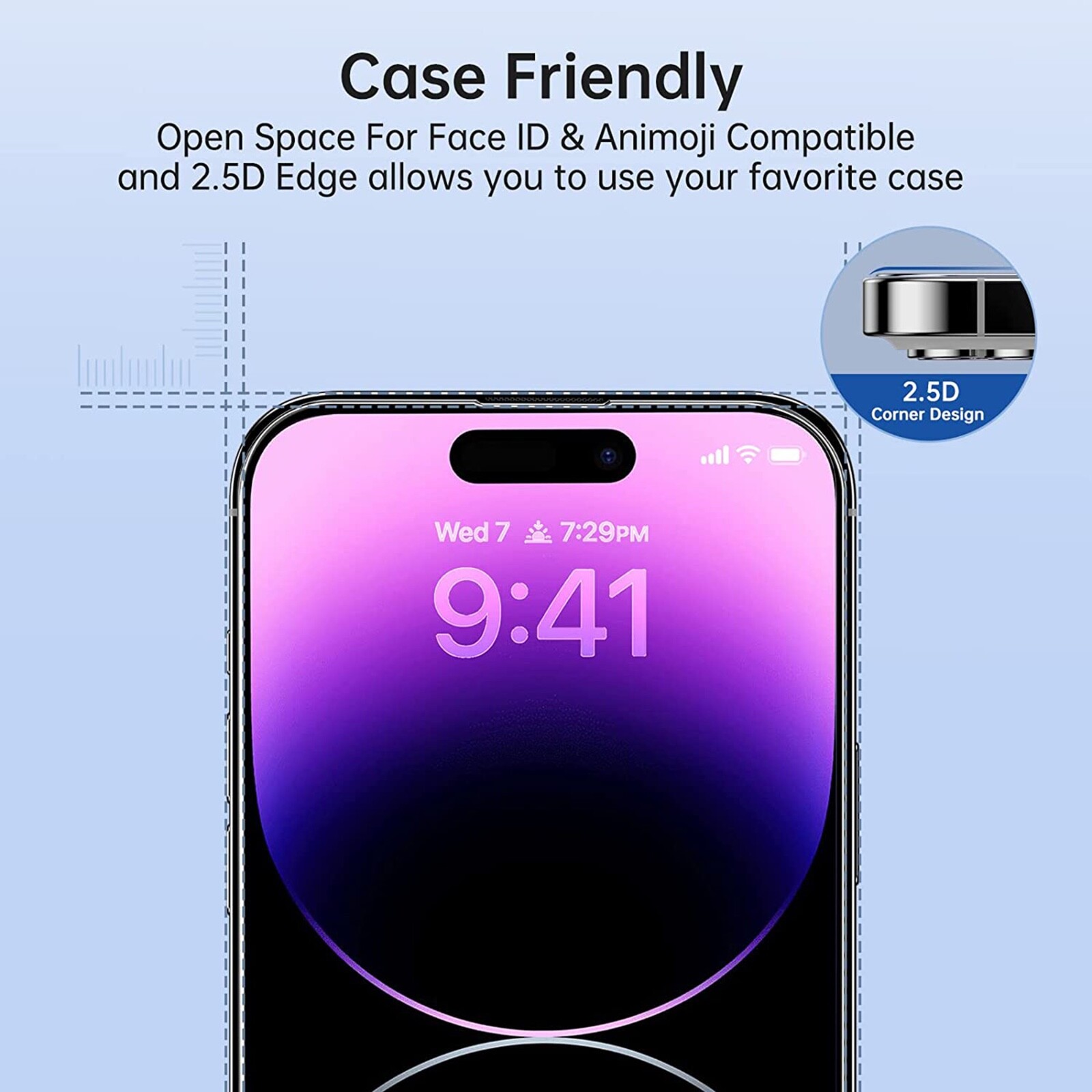 3X Tempered Glass Screen Protector For iPhone 15 14 13 12 11 Pro Max X XR 6 7 8