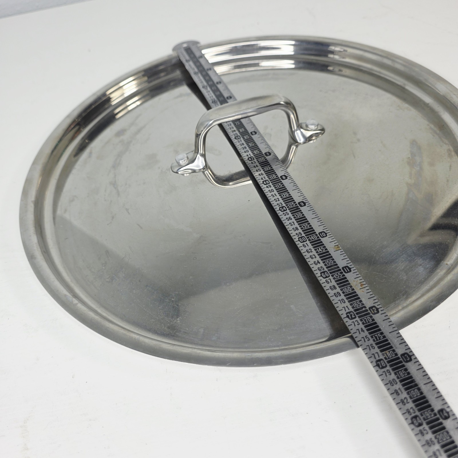 All-Clad D3 D5 Stainless Steel Lid Only 12 1/2 Inch Used