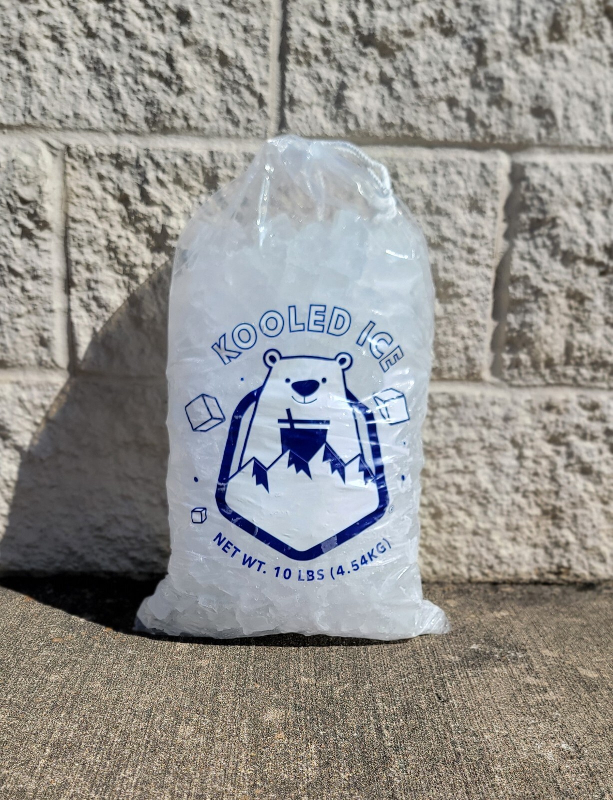8 lb / 10 lb / 20 lb Ice Bags with Drawstring