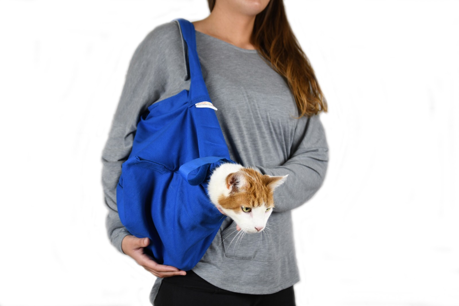 Cat-in-the-bag Gently Used cat carriers soft cat bags for travel, medicating