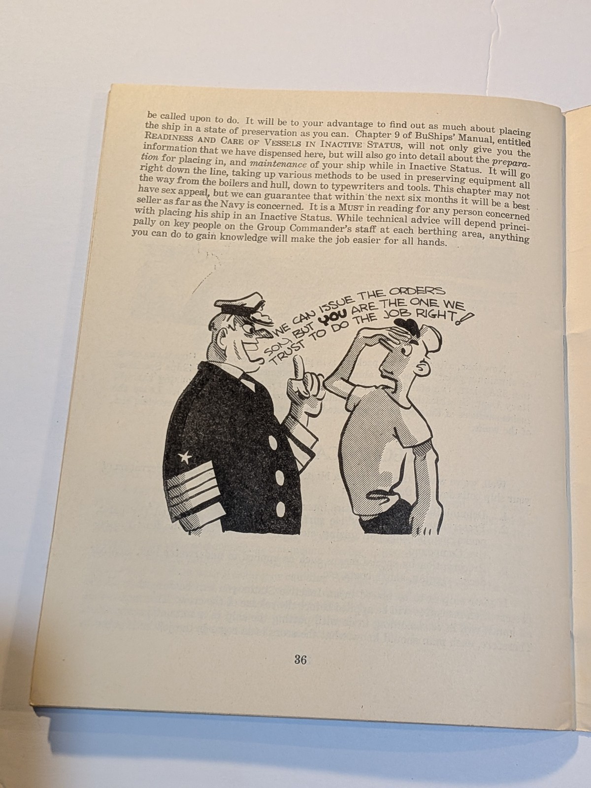 WW2 Era US Navy Pointers On Keeping The Fleet Bureau of Ships 1946 Book