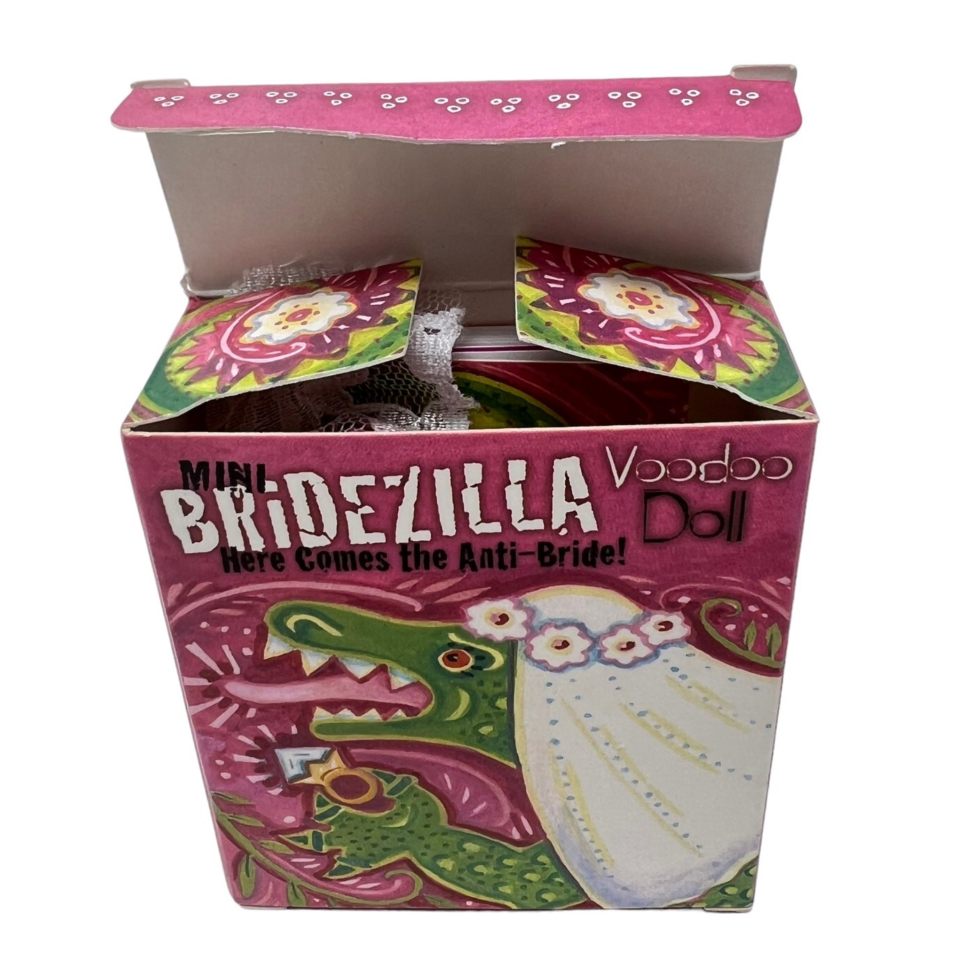 Mini Bridezilla voodoo Doll with Veil Pin Instructions and 32 Page Book