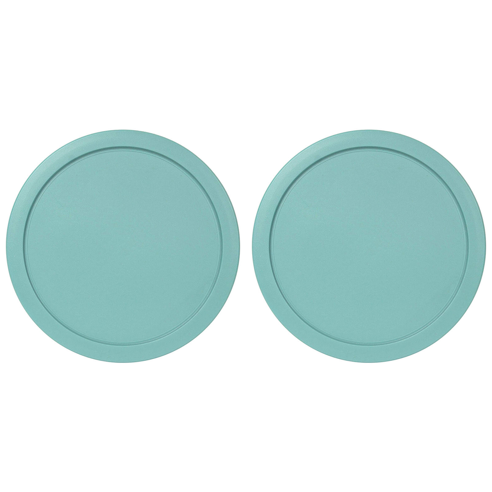 Replacement Lid for Pyrex 7-CUP Storage Cover 7.5" 7402-PC TURQUOISE (2-Pack)