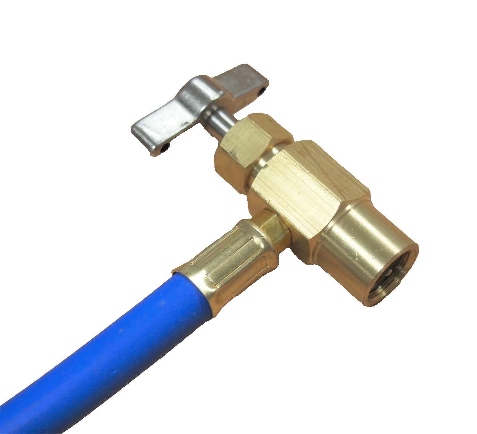 Self-Sealing R1234yf A/C Can Tap Gauge Hose Recharge AC Conditioning 1/2" ACME L