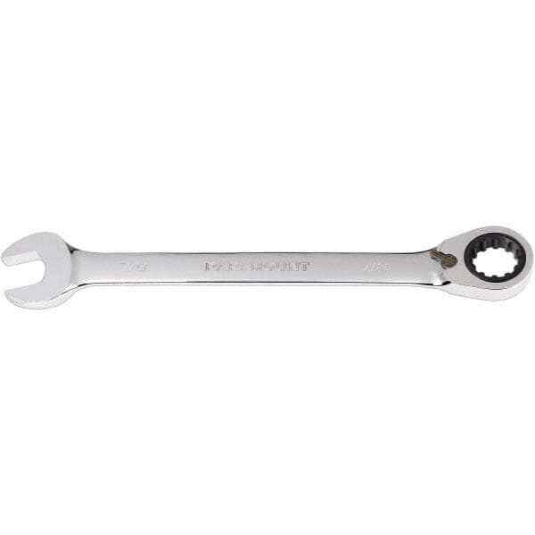 Paramount Reversible Ratcheting Combination Wrench: 7/8" Open x 7/8" Spline