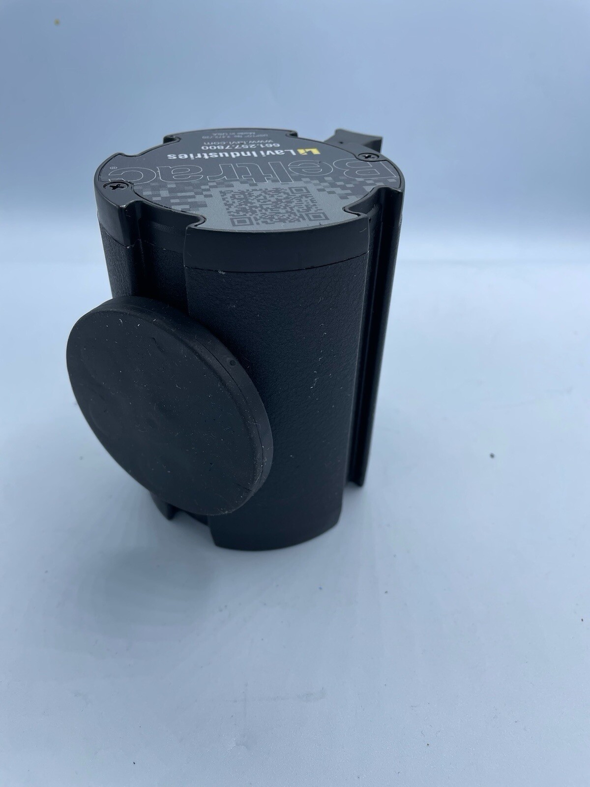 Beltrac Magnetic Retractable Belt, Black/Yellow Crowd Control Barrier 7 - 15 Ft