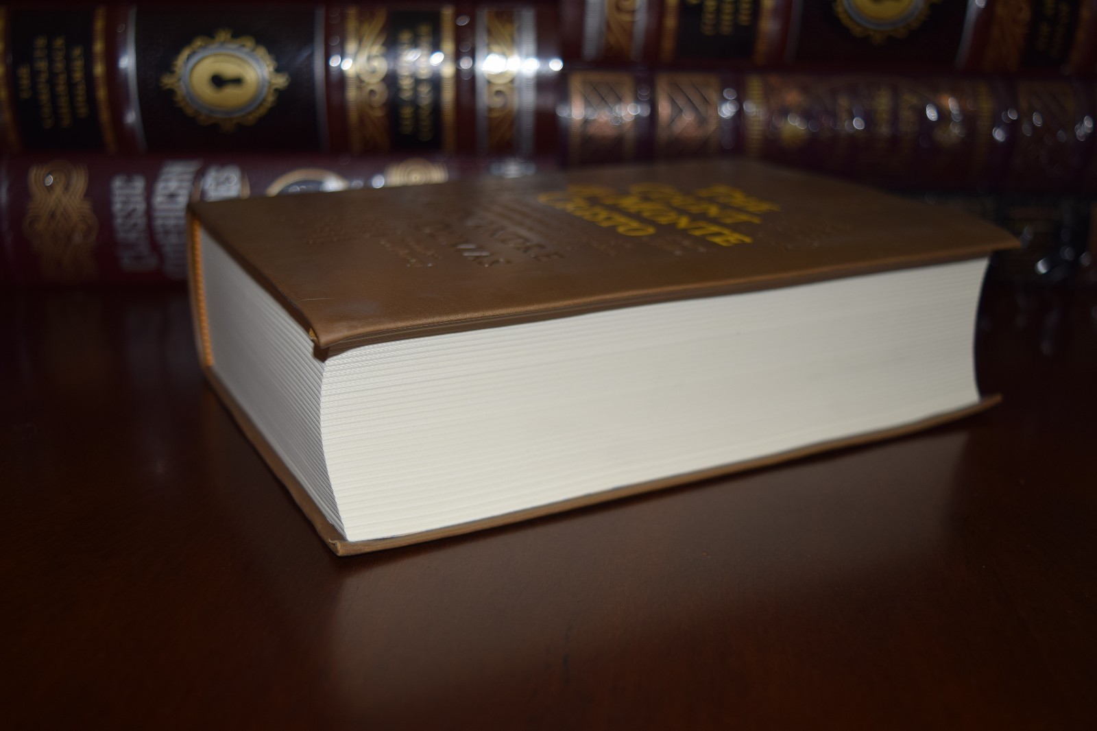 New The Count of Monte Cristo by Alexandre Dumas Unabridged Soft Leather Feel