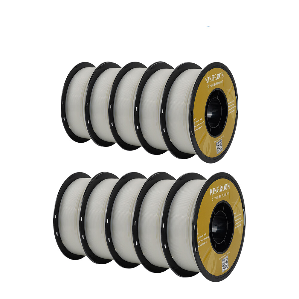 Kingroon 10KG PLA PETG Matte 1.75mm 3D Printer Filament High Speed Lot 1KG Spool