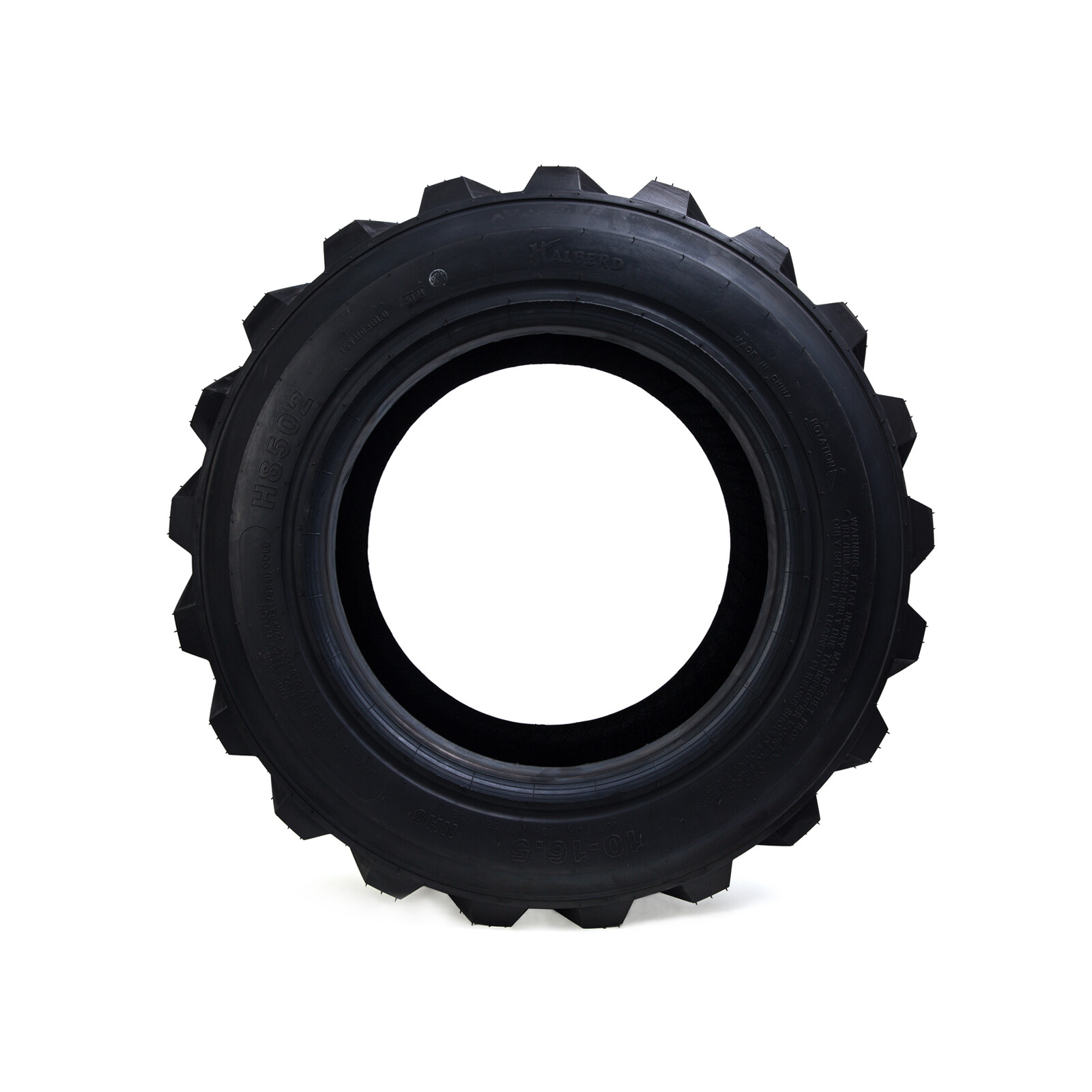 4-Pack 10-16.5 Skid Steer Loader Tires 10PR SKS Heavy Duty Deep & Large Tread