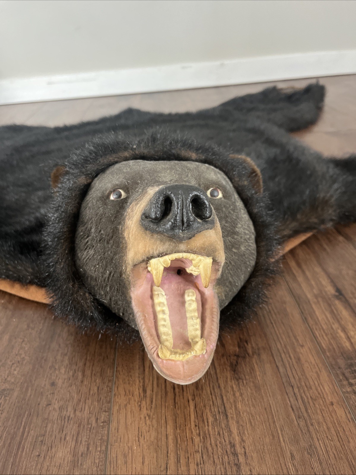 GEMMY Bud The Talking Bear Rug Vintage RARE Battery Powered Tested Working