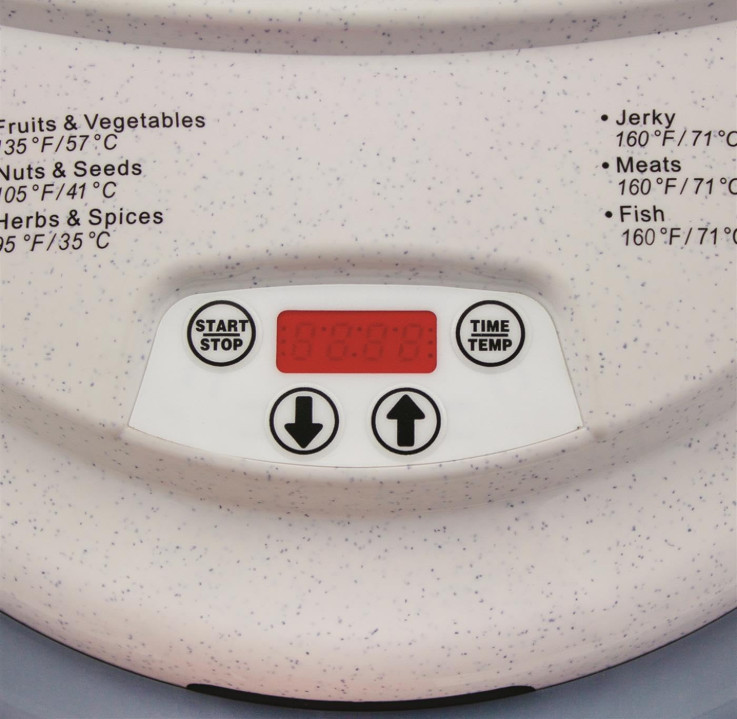 Deshidratador Digital 4 Bandejas Snacks Fruta Carne Verduras Gris, Nuevo